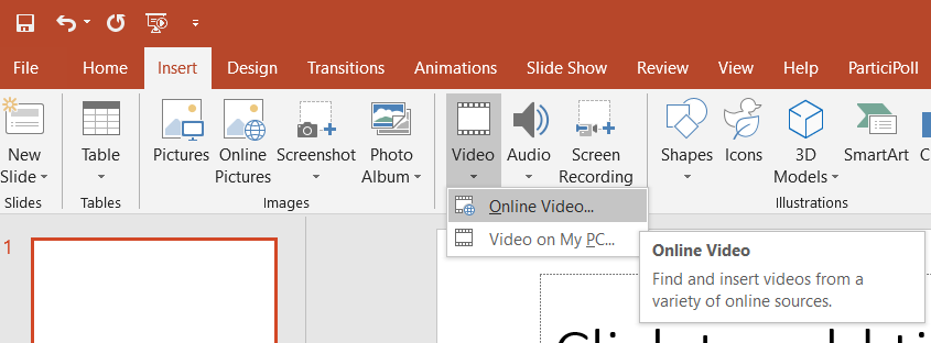 How To Insert A Video Into Your PowerPoint Presentation ParticiPoll